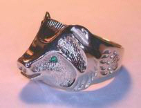 Cast Rings - Cast Rings in gold platinum or silver