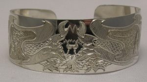 Dragon Hand engraved