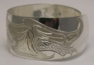 Dragon Hand engraved