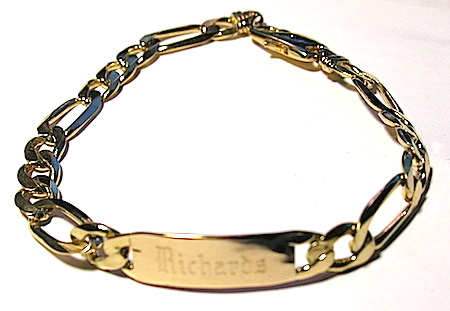Chains - Figaro ID Bracelet