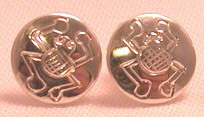 Stud Earrings - ERss1 - Frog studs- 5/16" and 3/8"