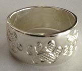 paws face silver rings - Rsp5 - Dog tracks
