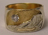 Bearclaw custom native jewelry Mountain rings , Custom Gold Jewelry Gems diamonds ruby sapphire golds appliqued custom requests
